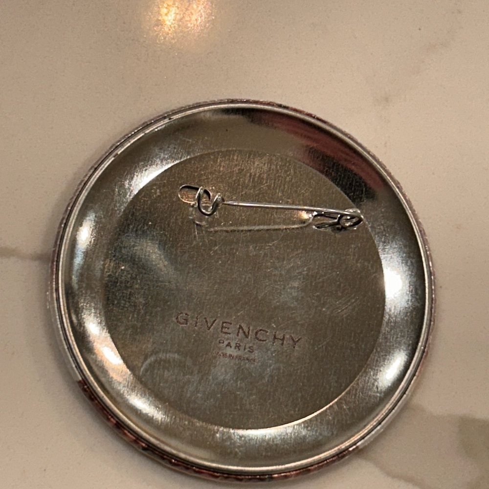 Givenchy Art Button Pin - Picture 2 of 2